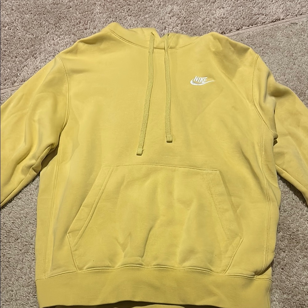 Nike Yellow Hoodie